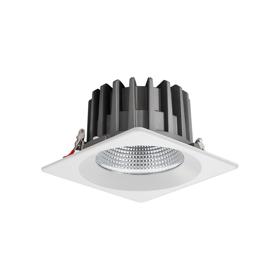 DL200091  Bionic 40, 40W, 950mA, White Deep Square Recessed Downlight, 3400lm ,Cut Out 175mm, 40° , 3500K, IP44, DRIVER INC., 5yrs Warranty.